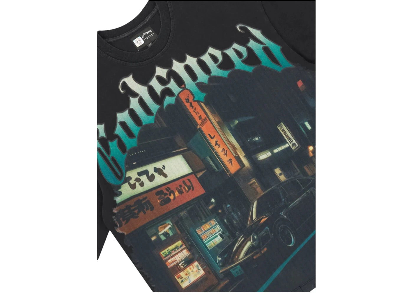 Godspeed Pit Stop Tokyo T-shirt Black Wash