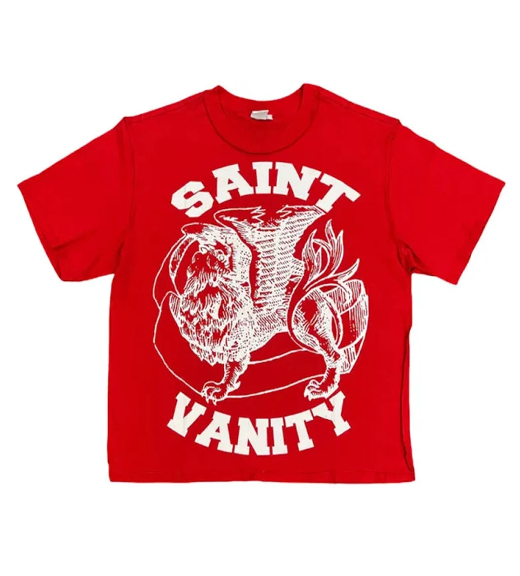 Saint Vanity Red Dissolve Griffen Tee