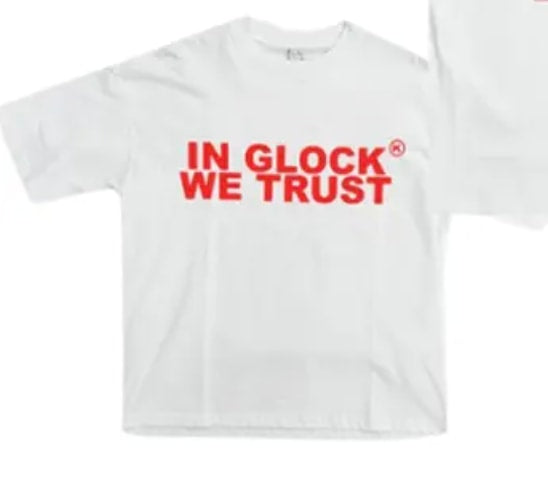 Kixks In Glock We Trust Tee White/Red