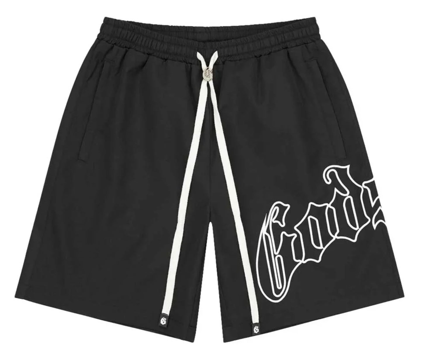 Godspeed OG Logo Nylon Shorts Black