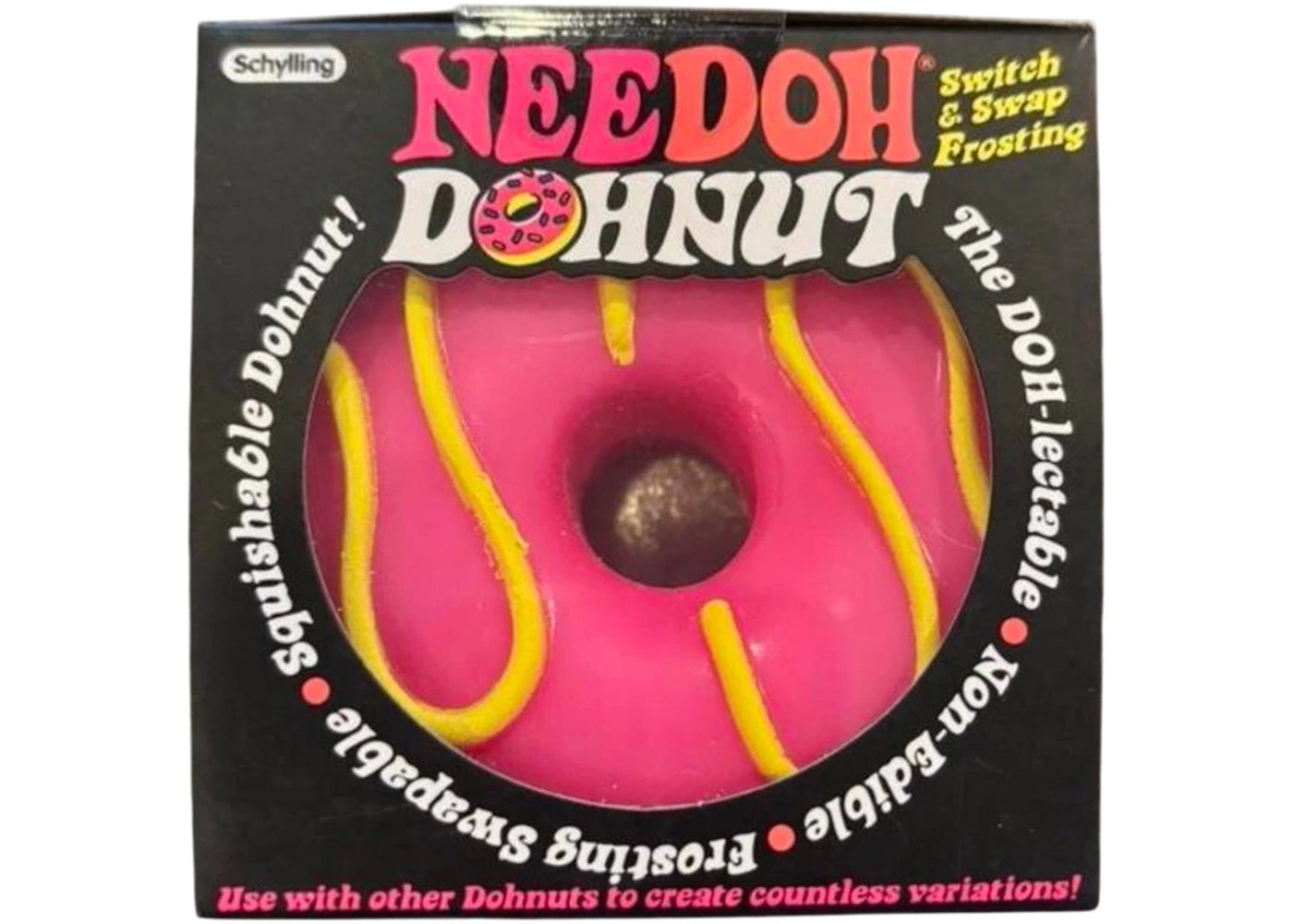 NeeDoh Dohnuts Squishy Fidget Toy Pink