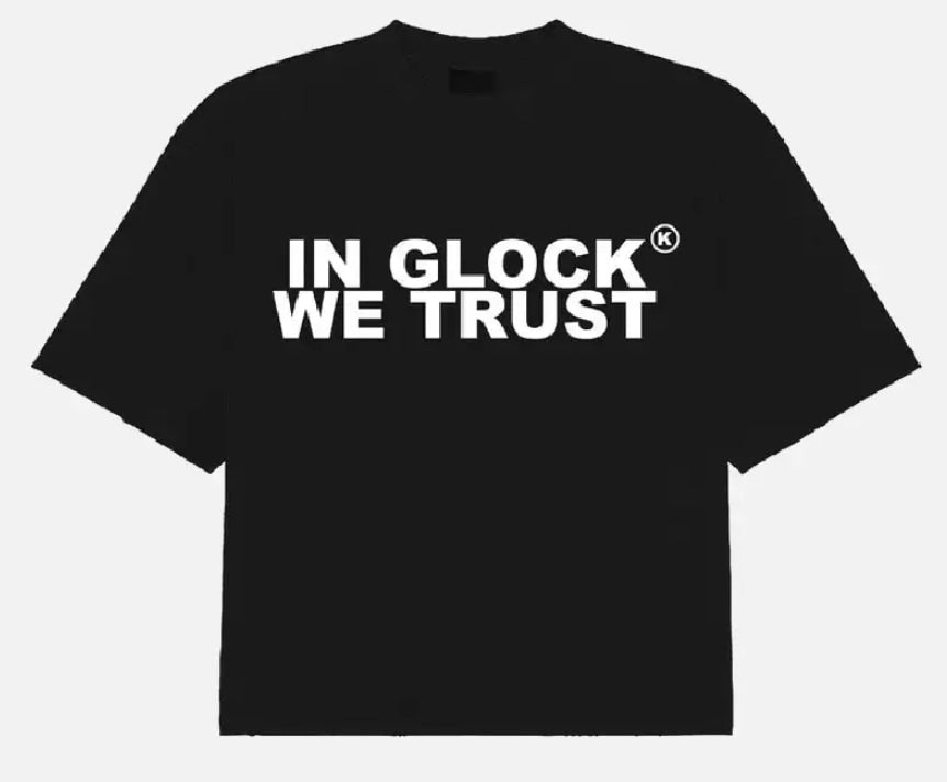 Kixks In Glock We Trust Tee Black/White