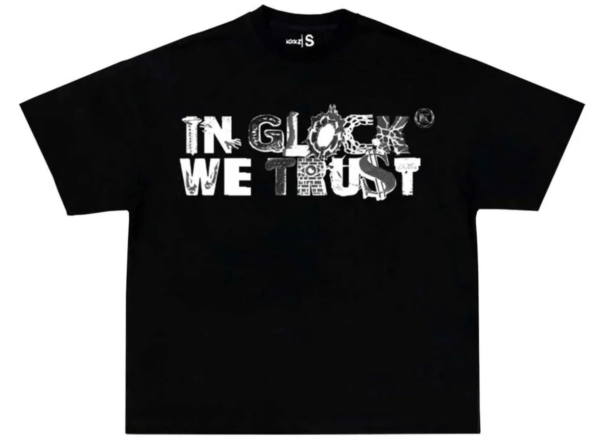 Kixkz In Glock We Trust Scrapyard Black Tee