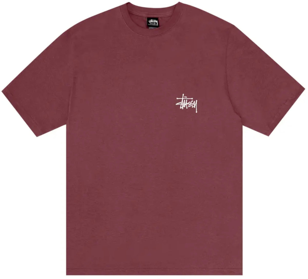 Stussy Basic T-Shirt Oxblood