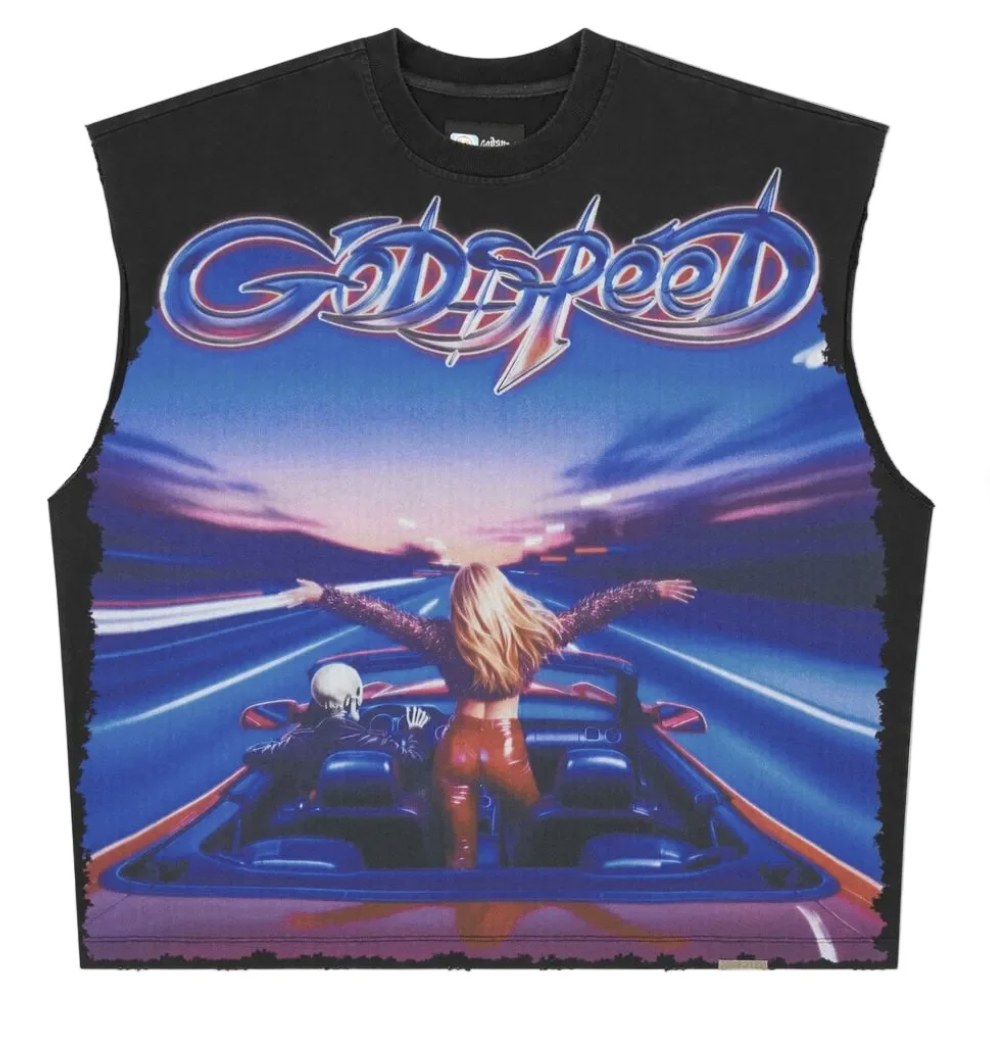 Godspeed FUN Sleeveless Tee Black