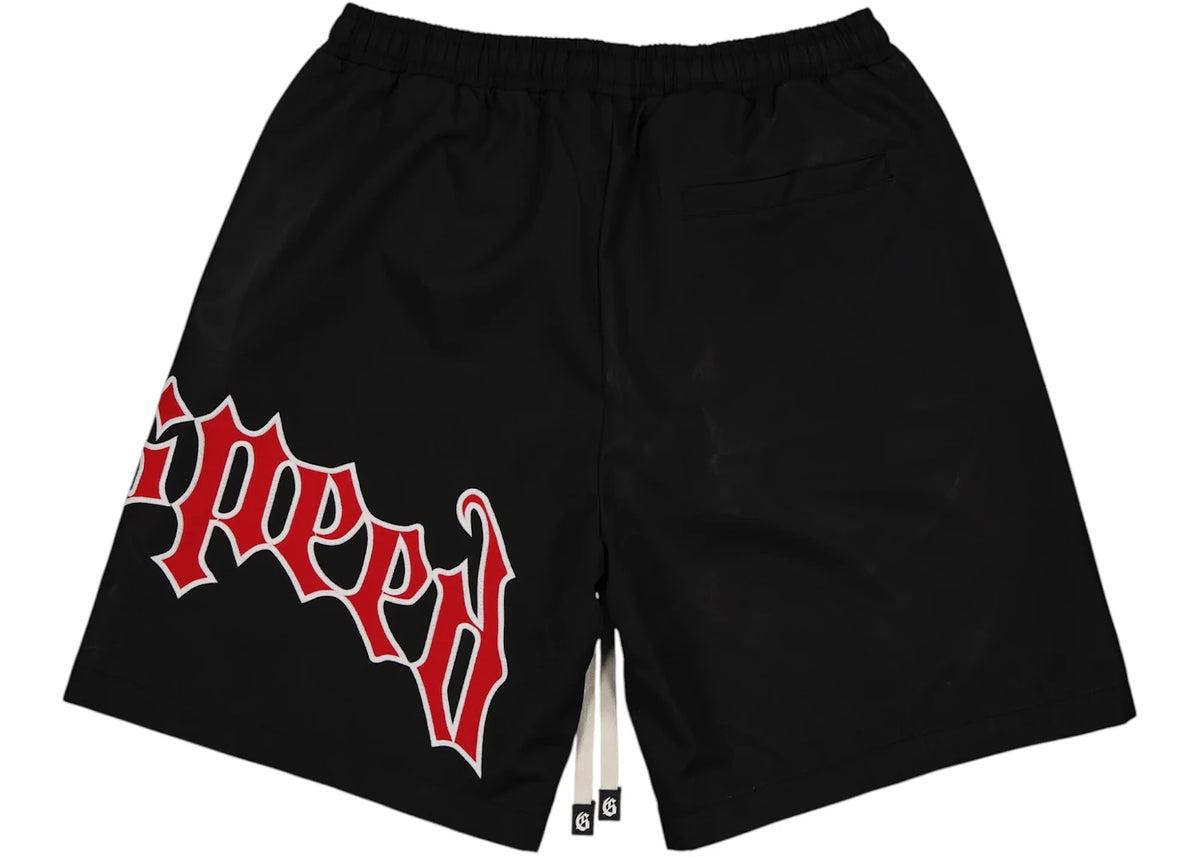 Godspeed OG Logo Nylon Shorts Bred