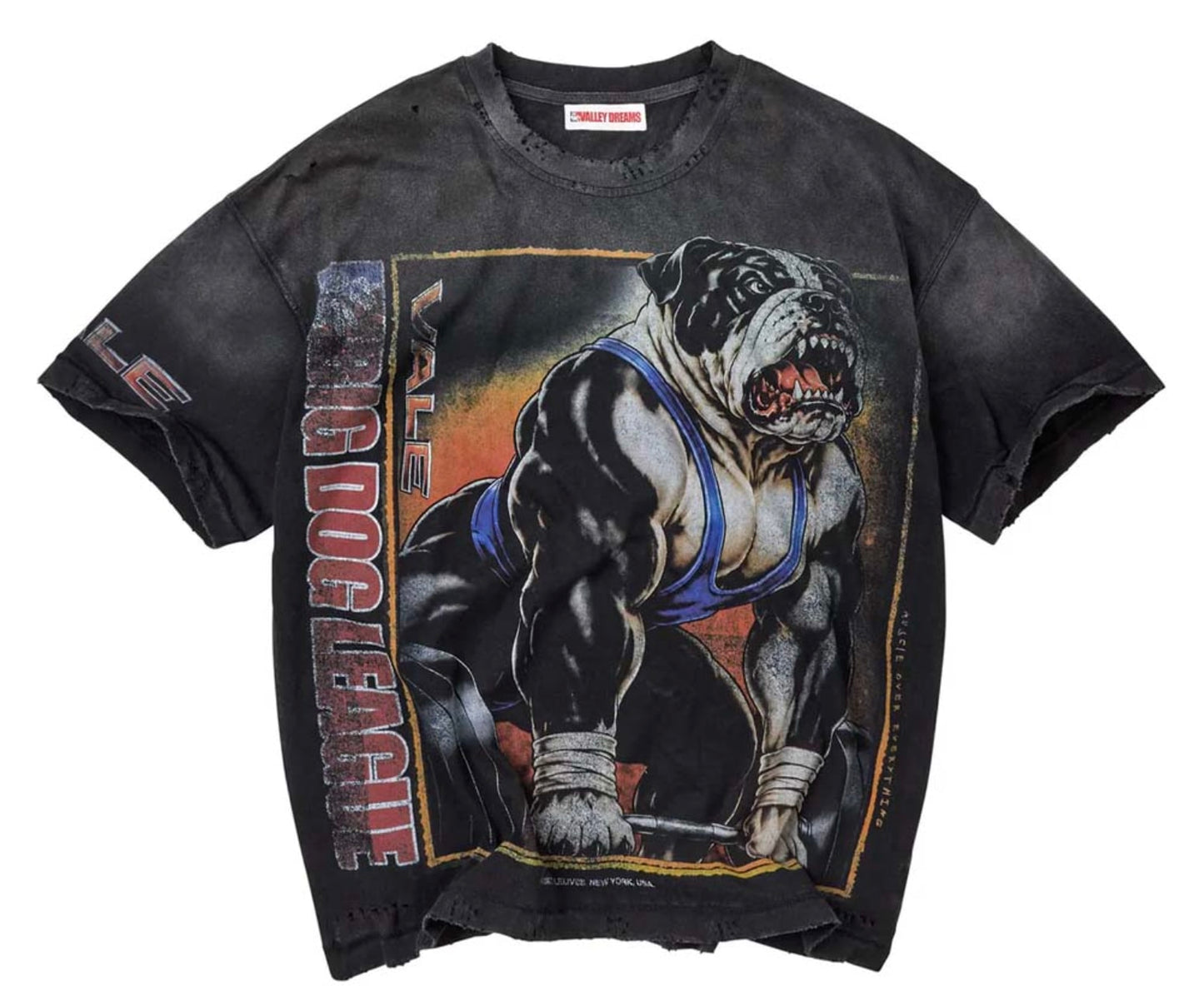 Vale Forever Heavyweight Faded Black Tee
