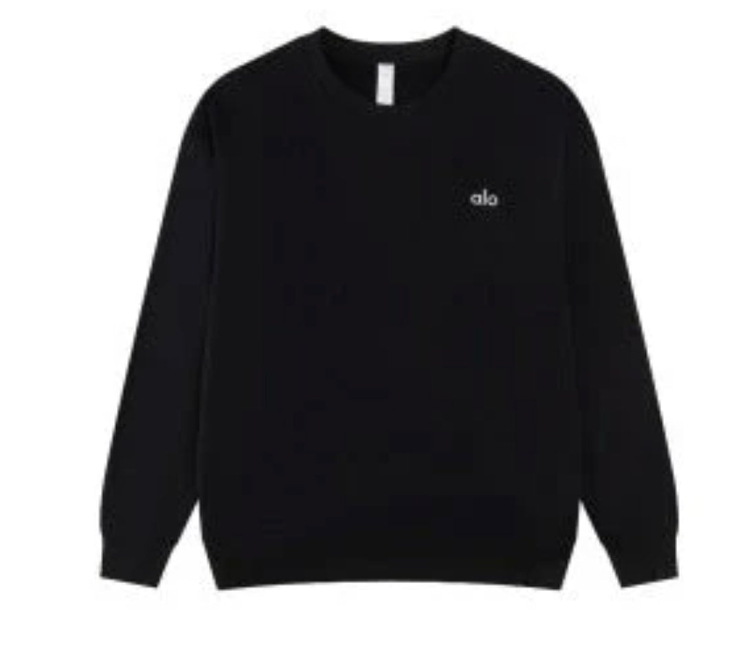 Alo Black Crew Sweatshirt