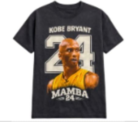 Licensed Graphic Tee Limo Washed Black Mamba