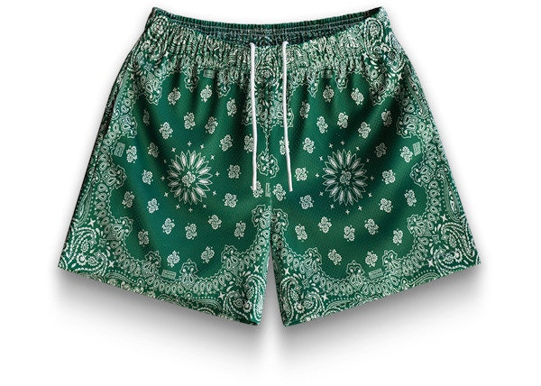 Bravest Studios Paisley Shorts Green