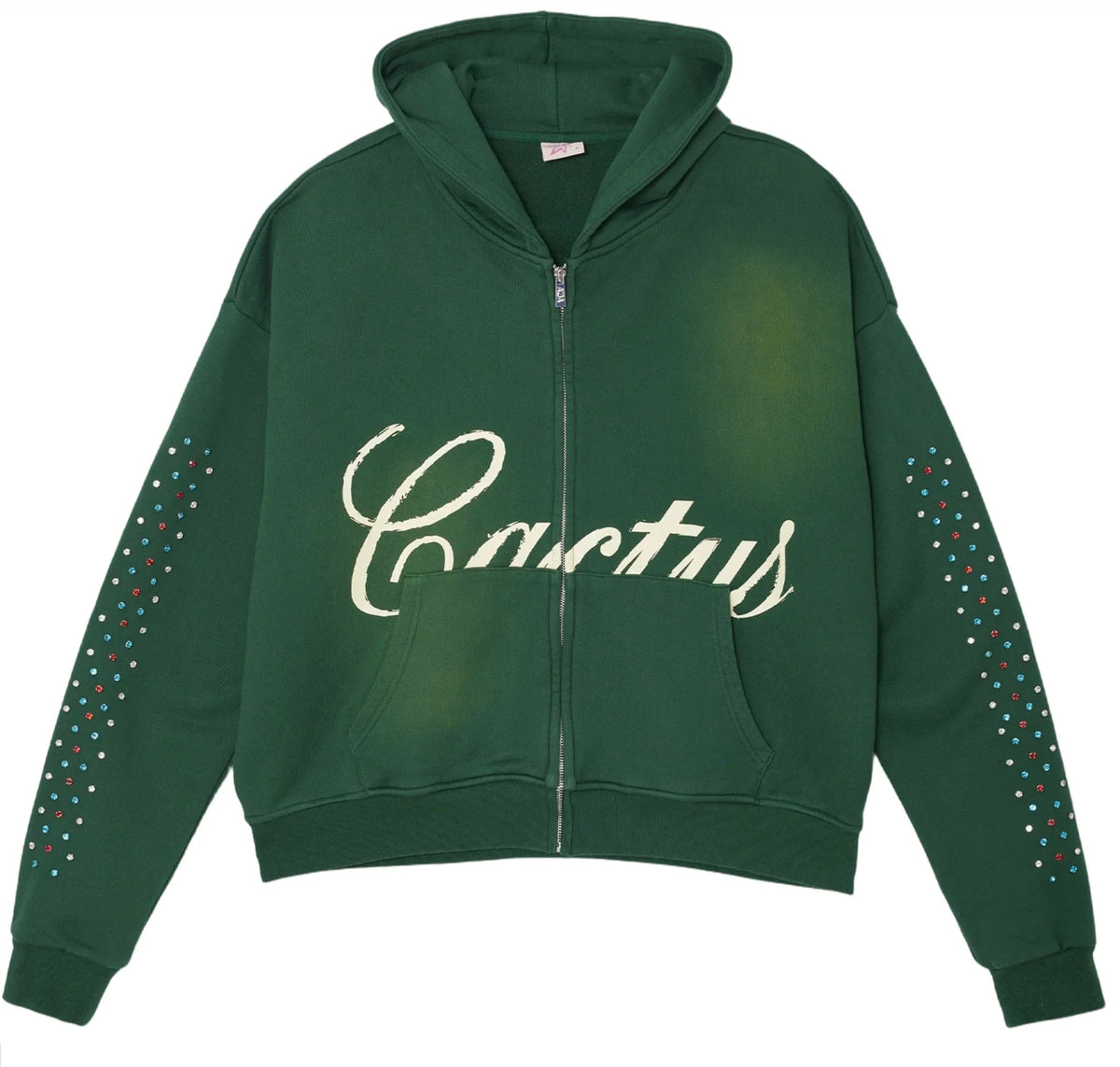 Cactus Valley Hidden Crystal Zip Hoodie