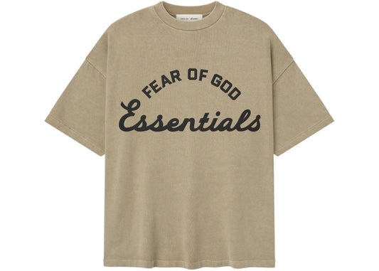 Fear of God Essentials Training 90's Short Sleeve Tee Faded Dune