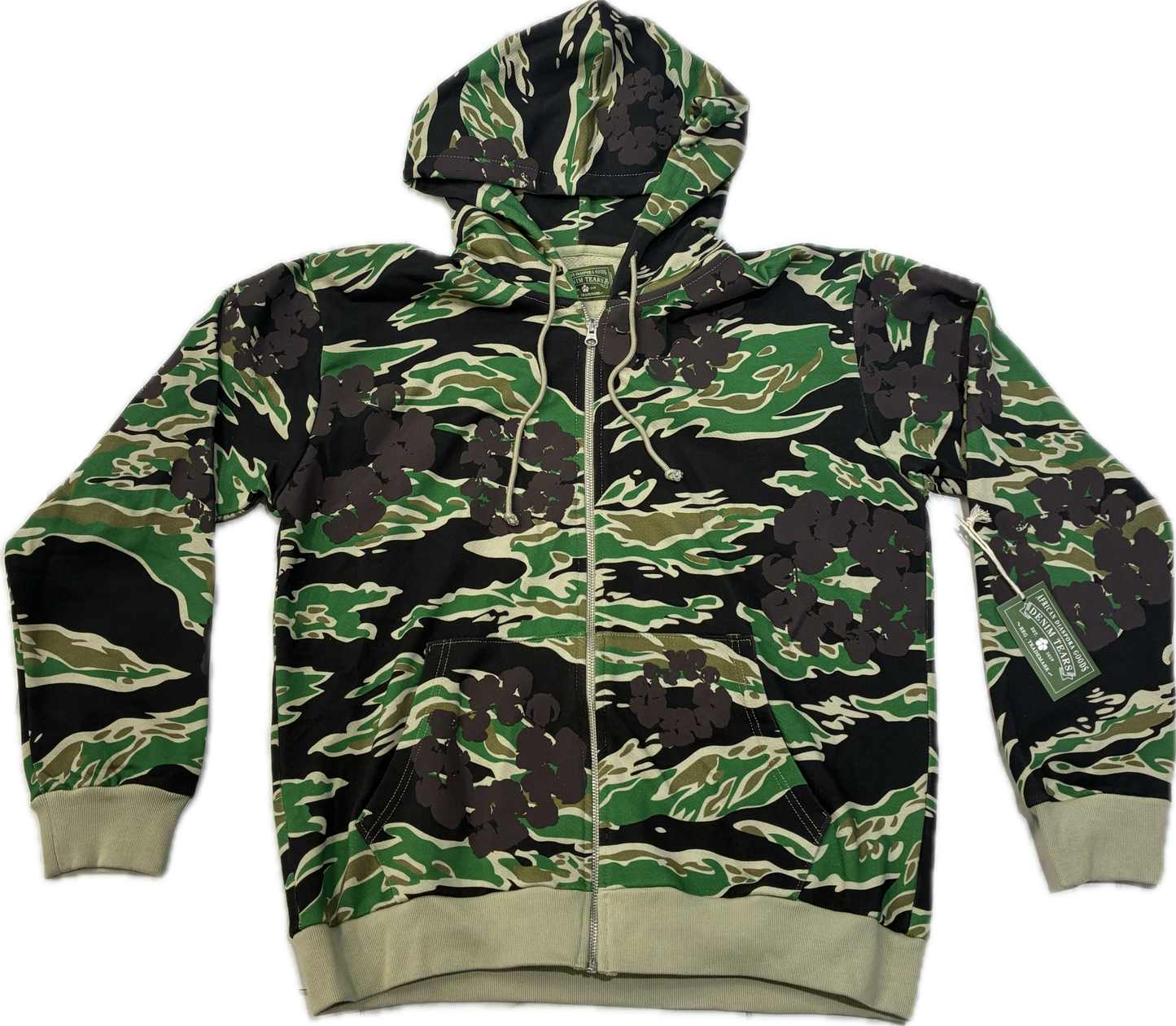 Denim Tears Camo Wreath Zip
