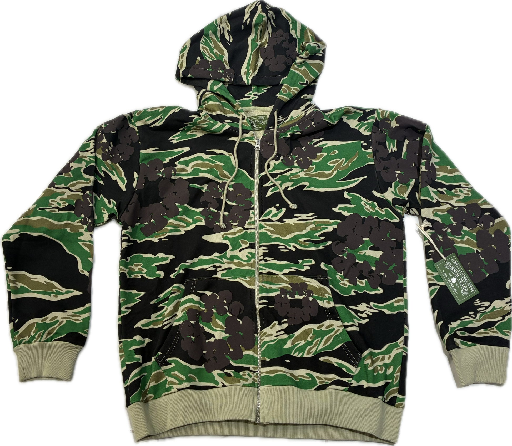 Denim Tears Camo Wreath Zip
