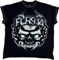 Floor 914 Skull Cut Off Tee Black 