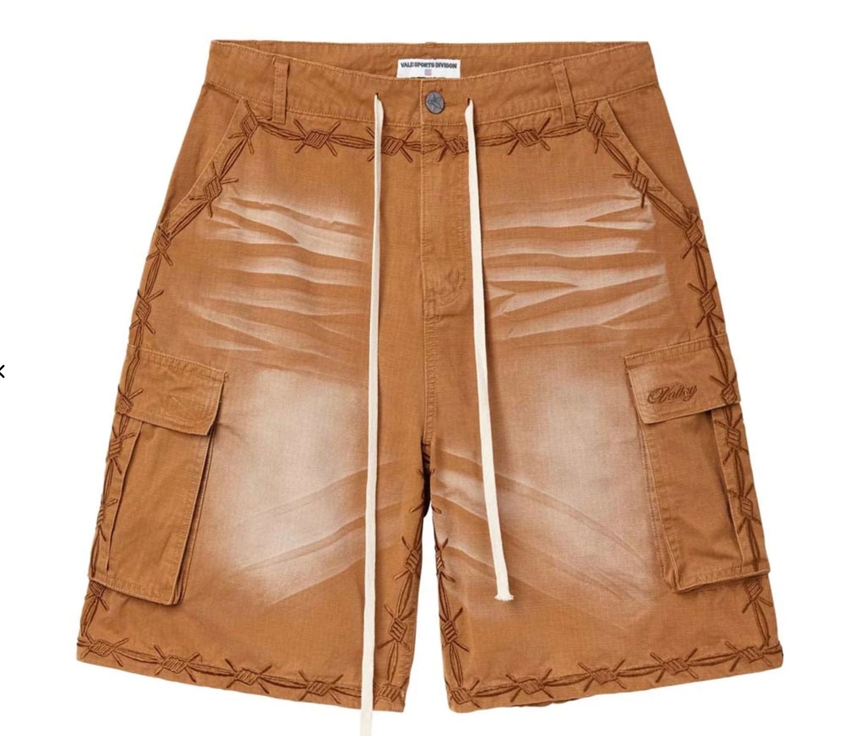 Vale Live Wire Khaki Cargo Jorts