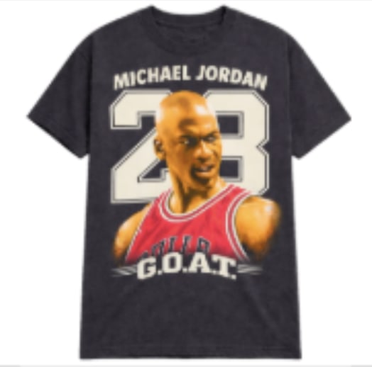 Licensed Graphic Tee Limo Washed Jordan GOAT