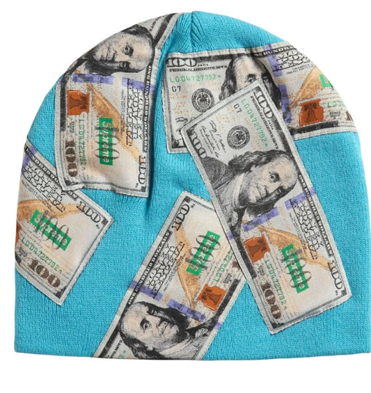 Supreme Money Beanie Light Blue
