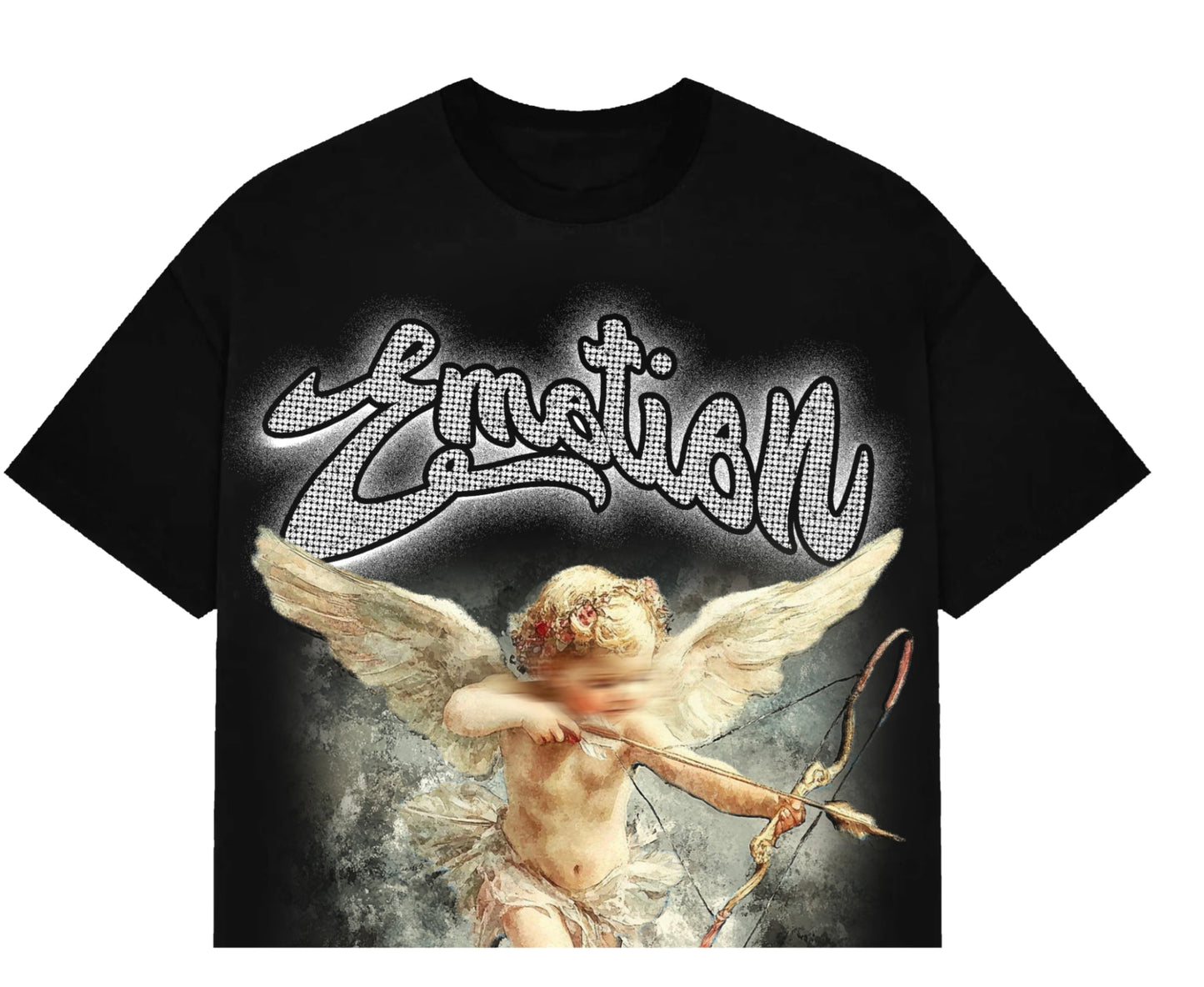 Mixed Emotions Black Angel Tee