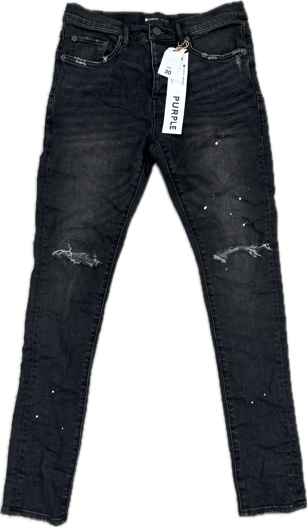 Purple Brand Black Overspray