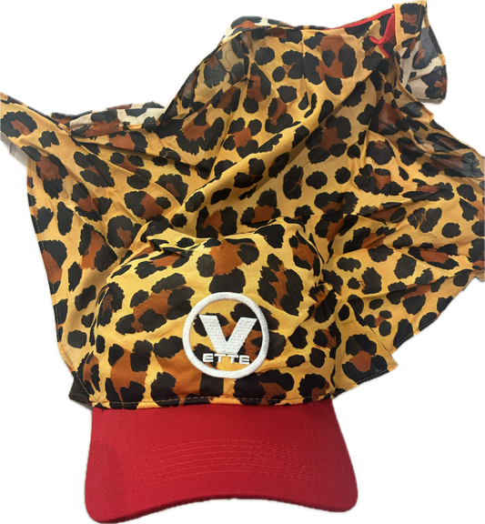 Showcase Vette Cheetah Truckers Hat Red