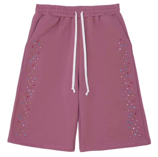 Cactus Valley Sweat Shorts - Raspberry