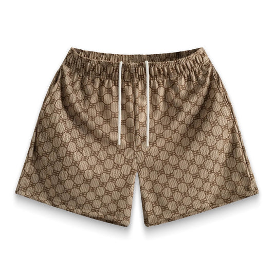 Bravest Studio Brown GG Shorts