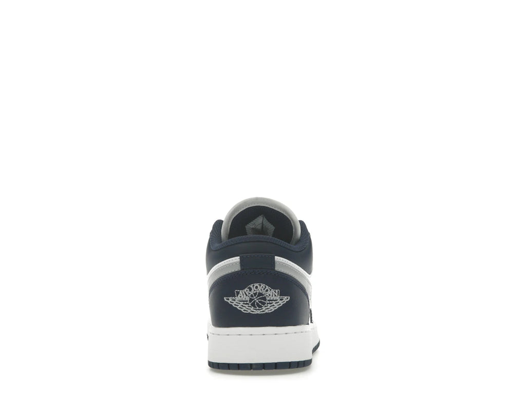 Jordan 1 Low Midnight Navy Wolf Grey (GS)