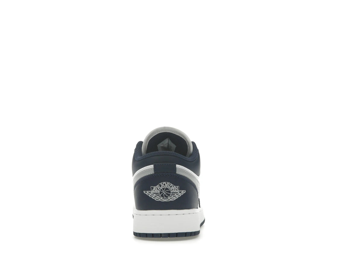 Jordan 1 Low Midnight Navy Wolf Grey (GS)