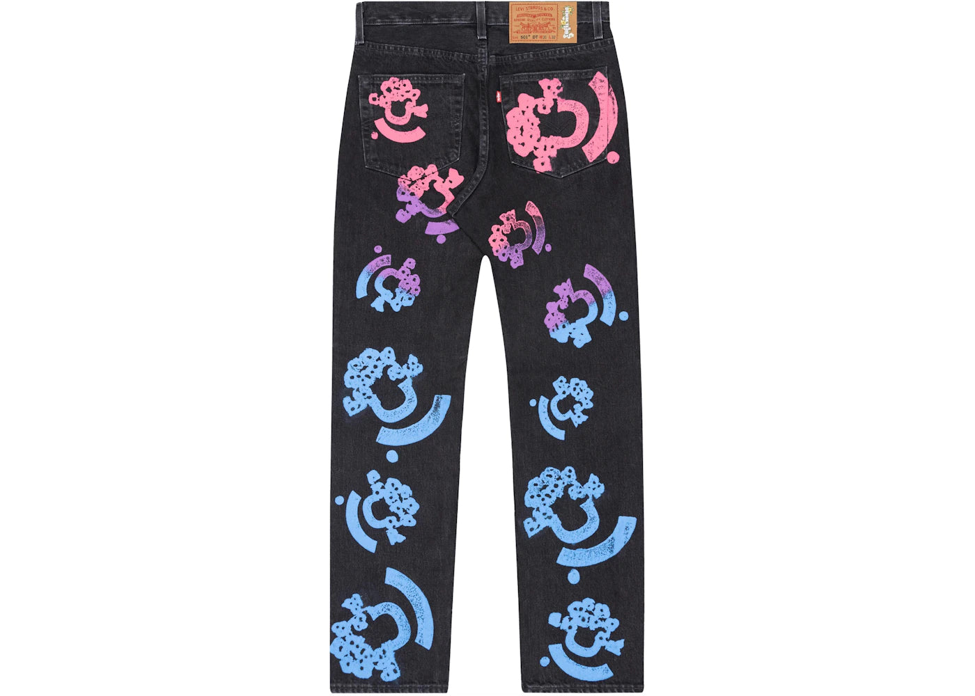 Denim Tears Bstroy Tears 501 Jean Washed Black