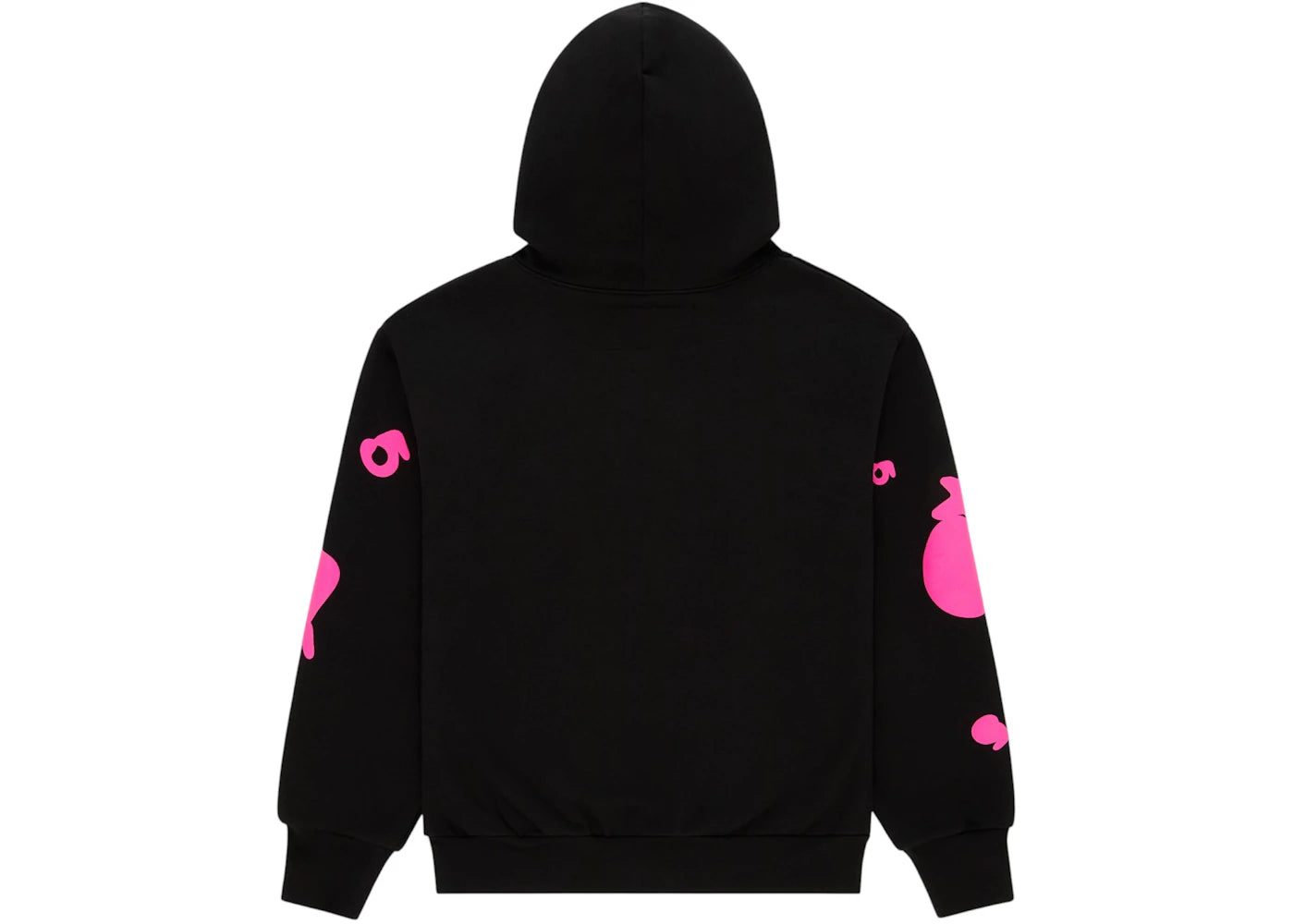 Sp5der Beluga Angel Number Hoodie Black