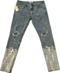 KNDK Bleached Blue Skinny Jeans