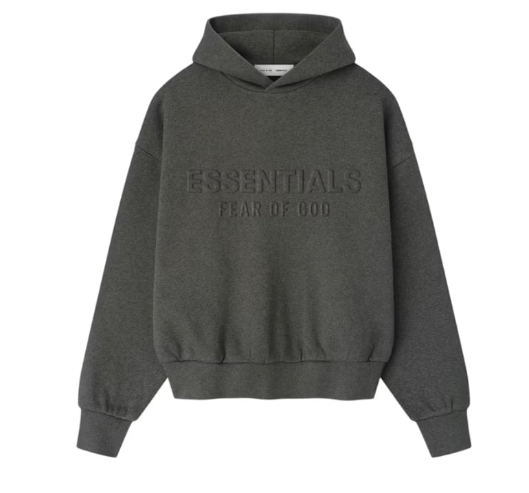 Fear of God Essentials Pull-Over Hoodie Charcoal