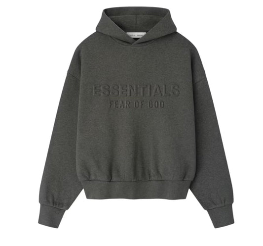 Fear of God Essentials Pull-Over Hoodie Charcoal