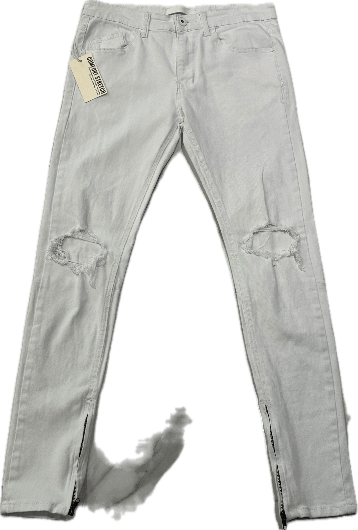 KNDK White Skinny Jeans