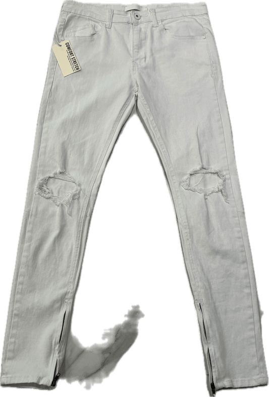 KNDK White Skinny Jeans