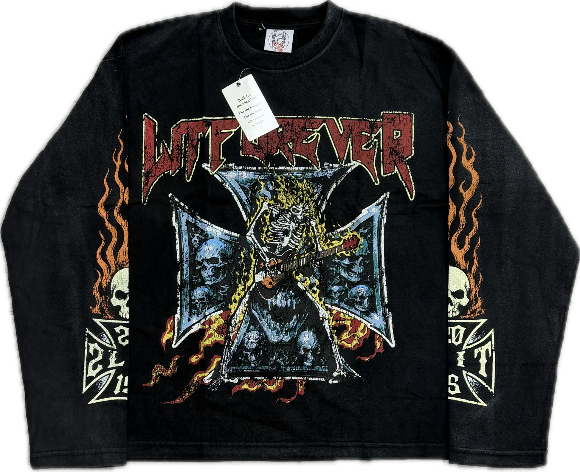 Lit Forever Rockstar Skeleton L/S
