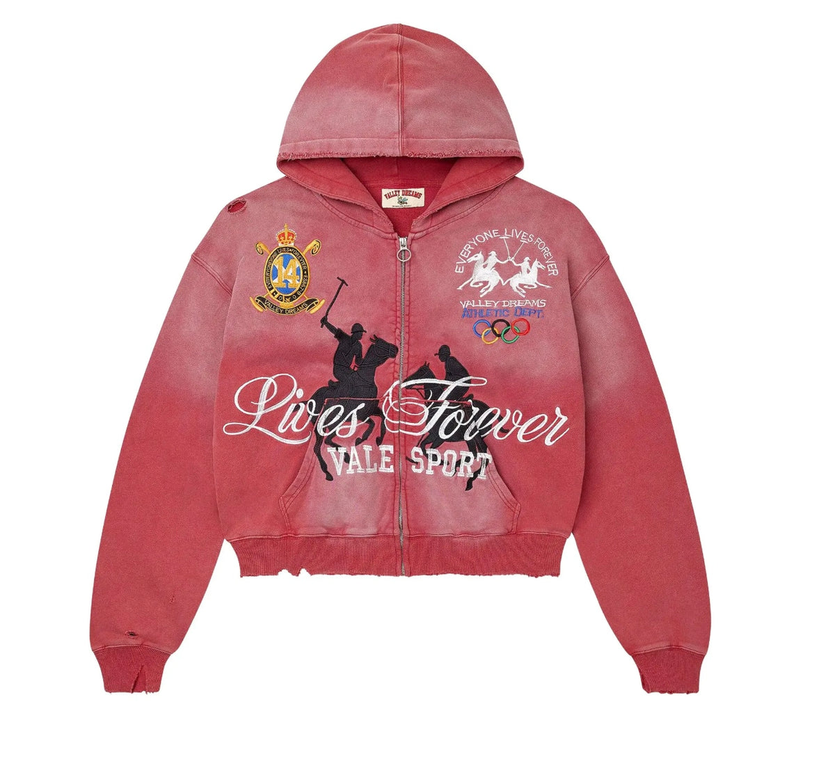 Vale Forever Rockefeller Zip Up 'Red'