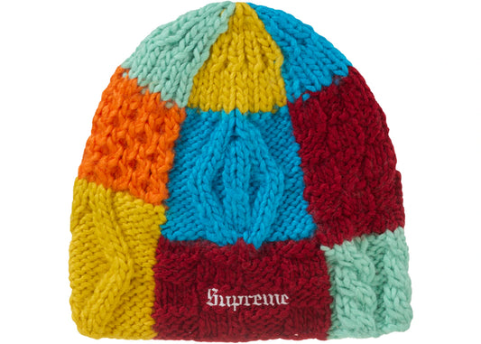 Supreme Block Knit Beanie Multicolor