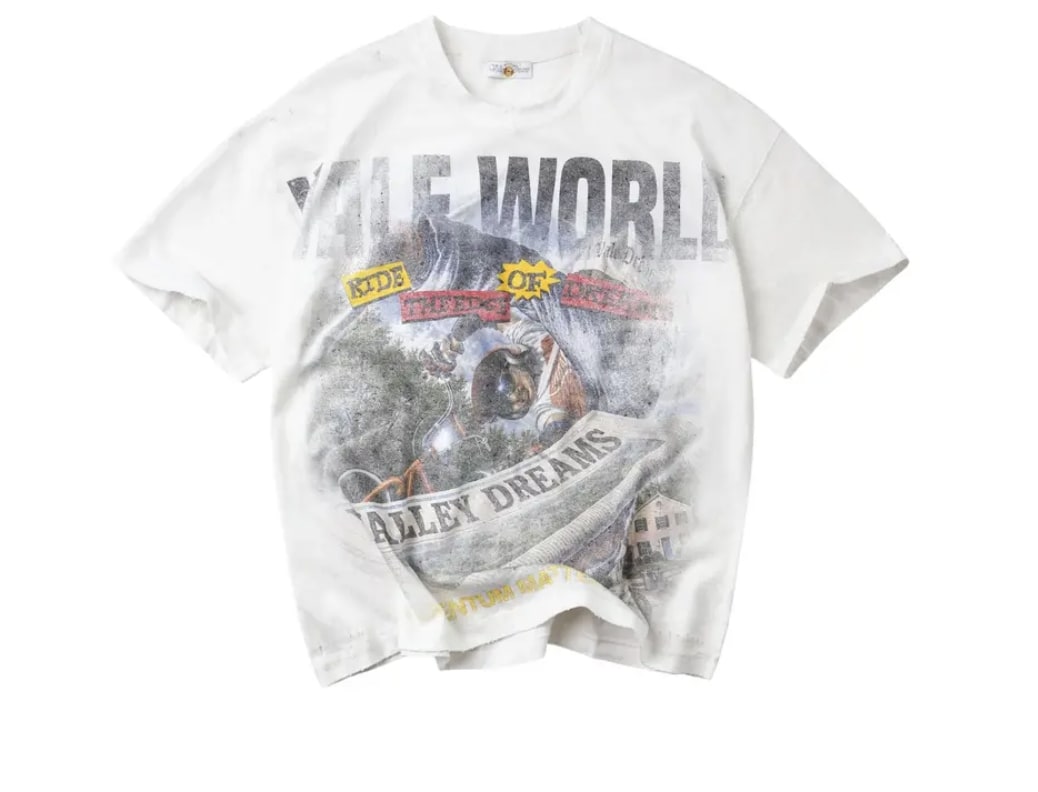 Vale Forever Newspaper Tee 'White'