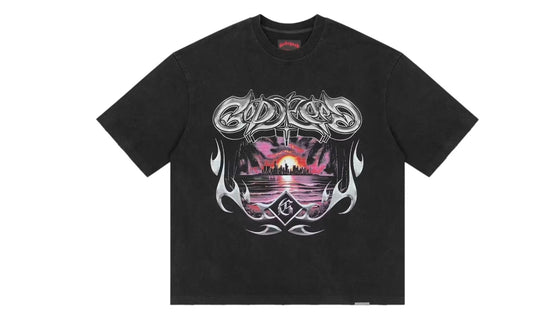 Godspeed Libery Sunset Tee Black