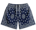 Bravest Studios Navy Paisley Shorts