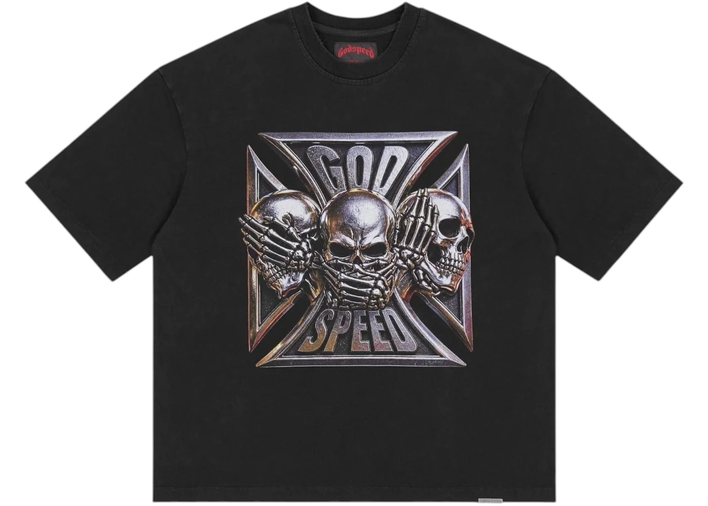 Godspeed Omerta Tee Black
