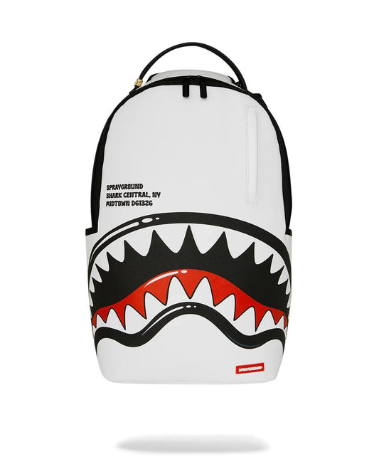 Sprayground White Bookbag