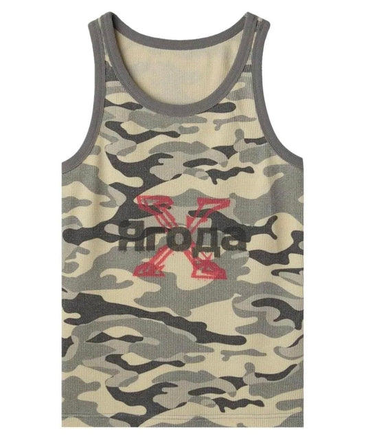 GV Gallery Raspberry Hills Waffle Snow Tank Top