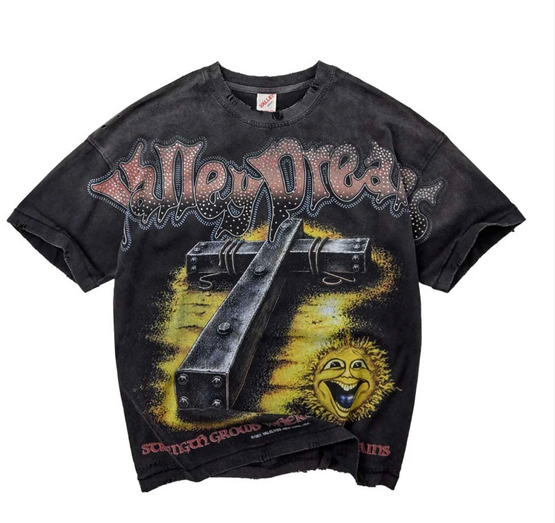 Vale Iron Cross Bling Tee