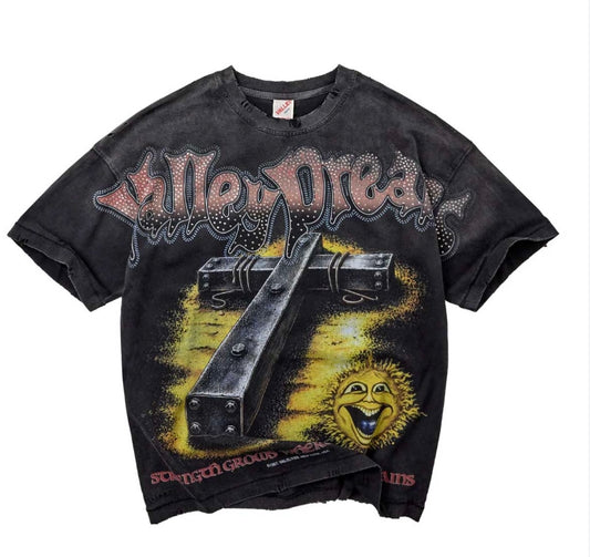 Vale Iron Cross Bling Tee