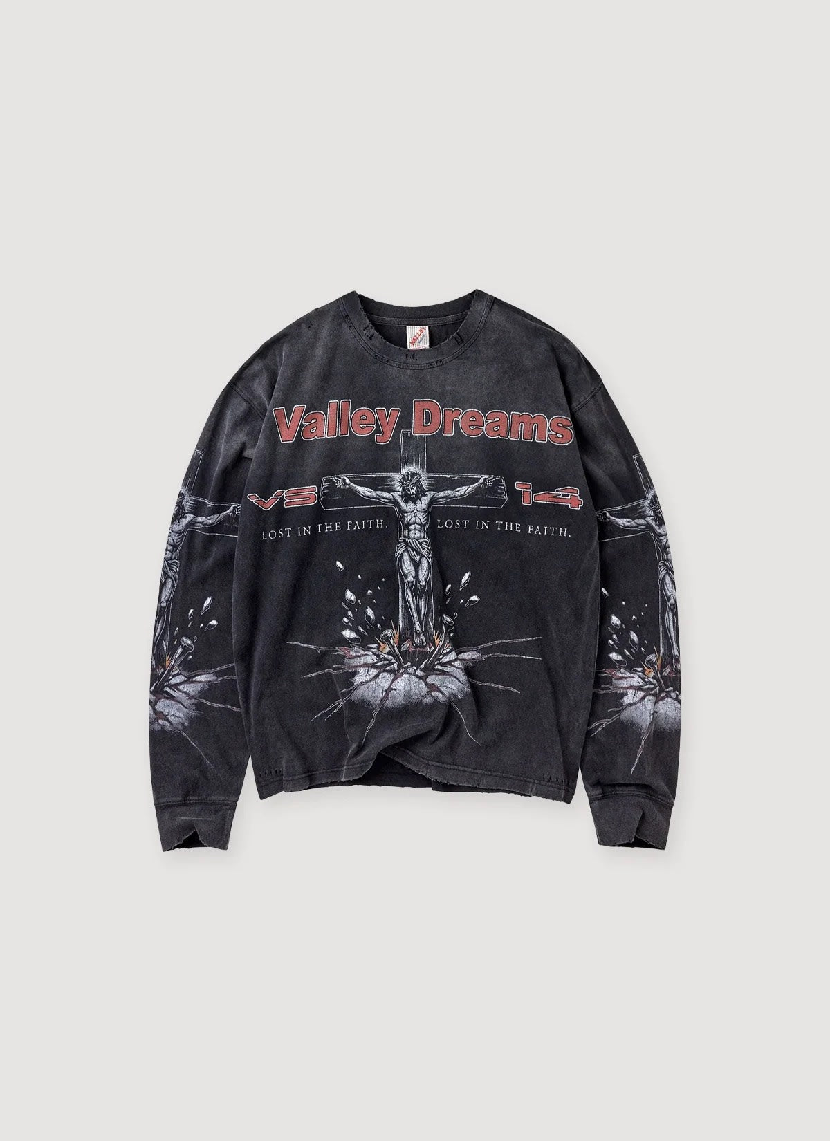 Concrete Cross LS {Black}