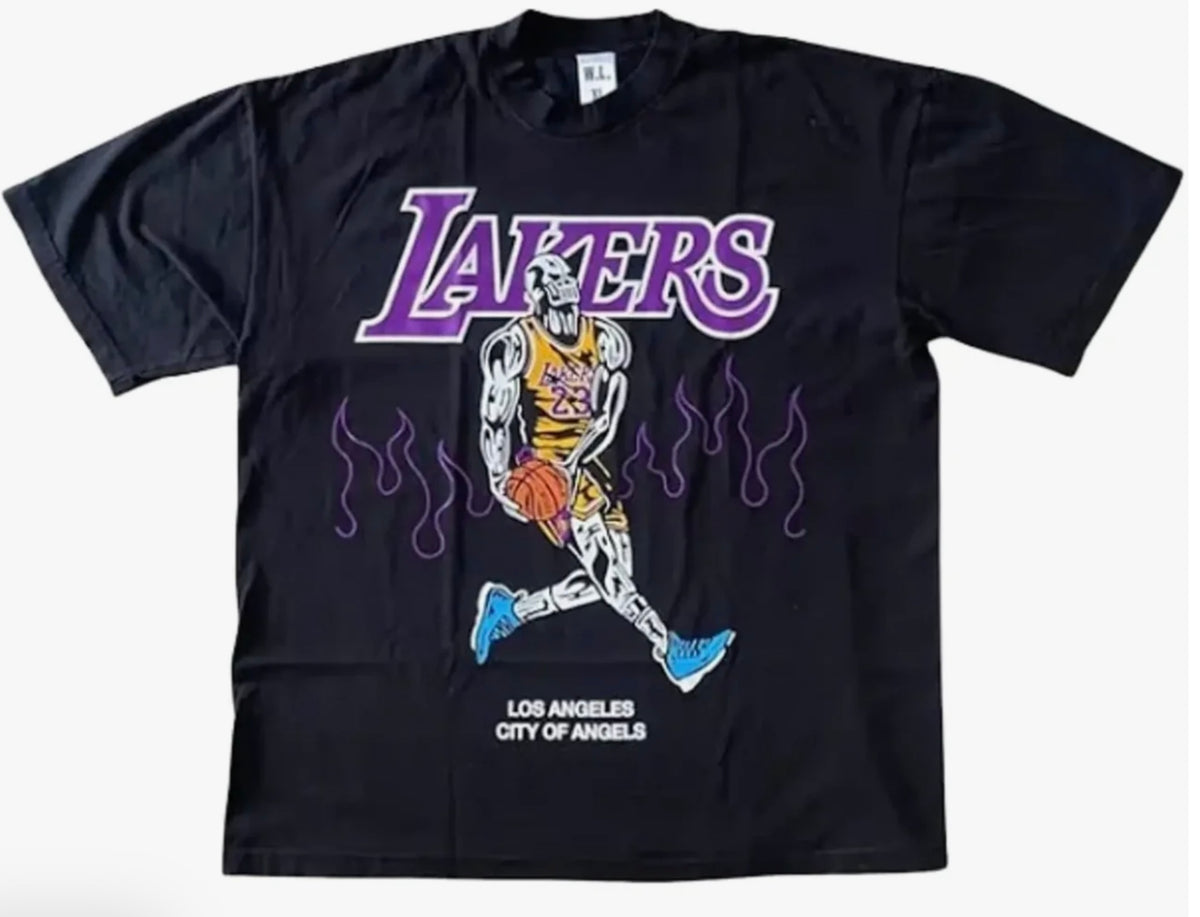 Warren Lotas Lakers Lebron Tee Black