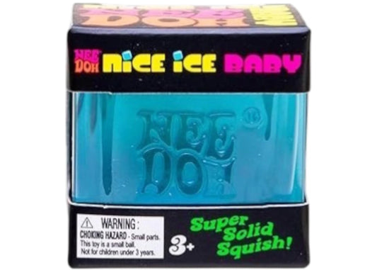 NeeDoh NeeDoh Nice Ice Baby Squishy Fidget Toy Blue